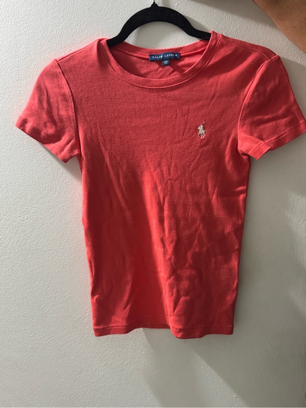 Polo by Ralph Lauren Girls' Coral Crew Neck Short Sleeve Tee
